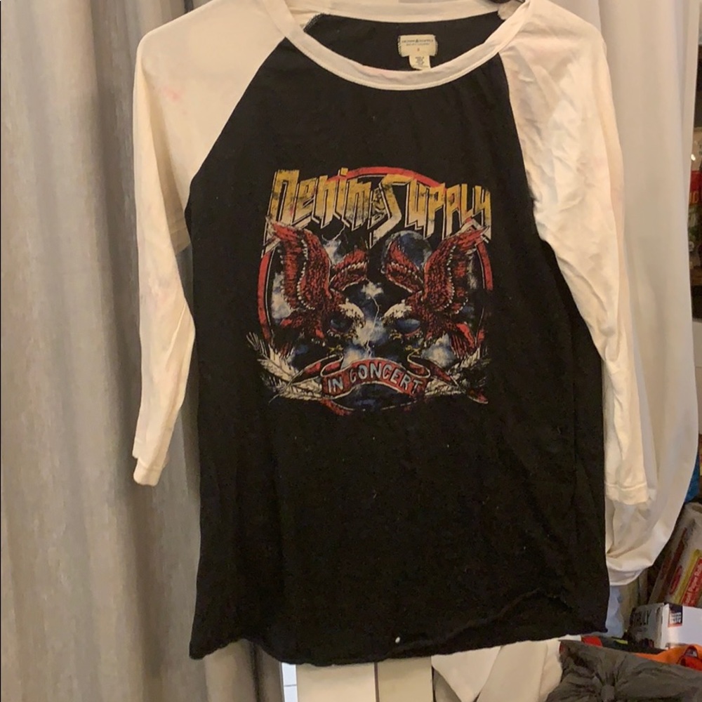 Ralph Lauren denim & supply vintage eagle 3/4 tee